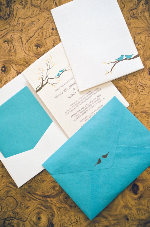 birds, wedding invitations