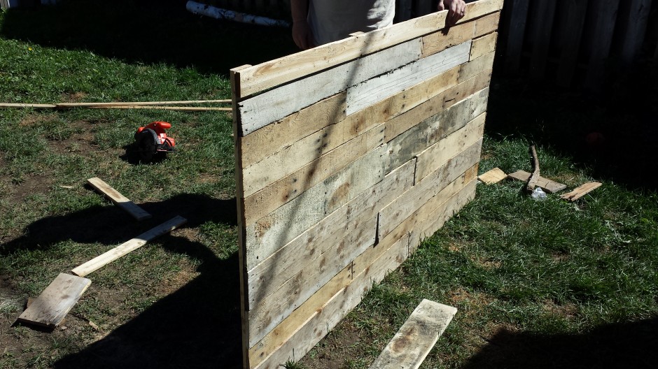 DIY headboard progress