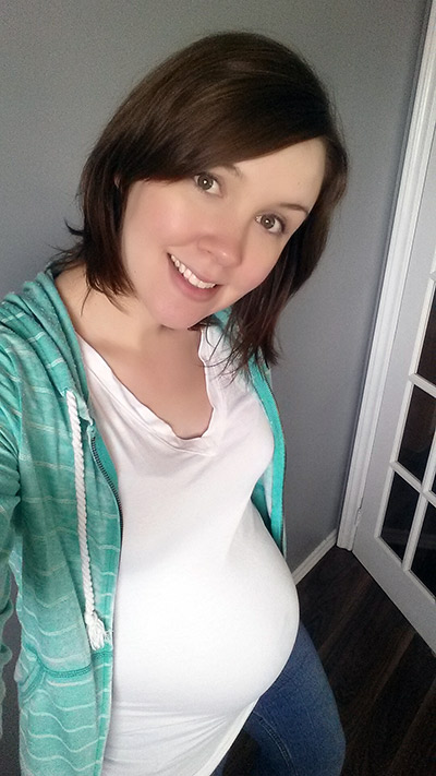 30 weeks pregnant bump