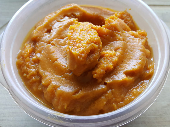 Pumpkin eases digestion for dogs with sore tummies